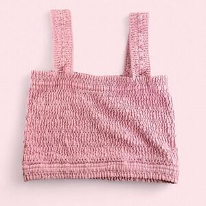 Nikibiki Pink Cropped‎ Fairy Tank Top